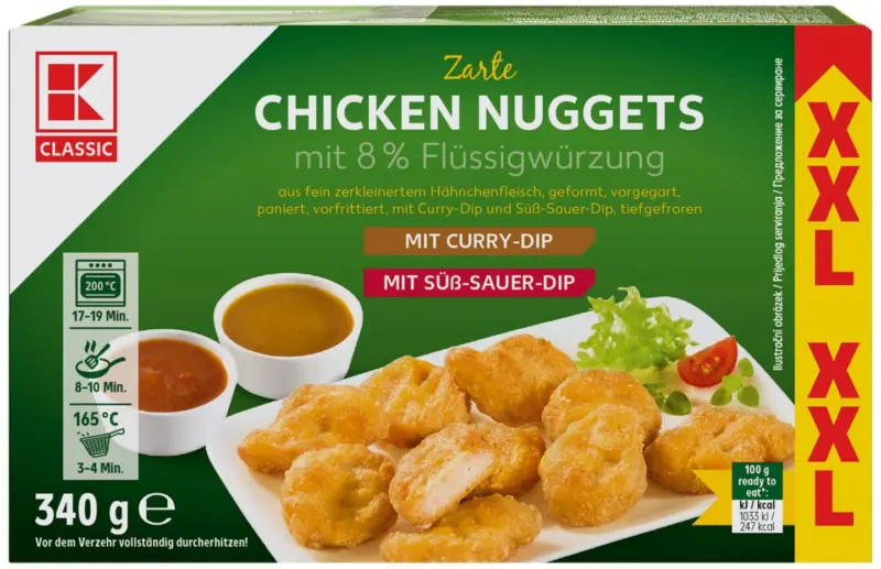 K-Classic Пилешки хапки замразени