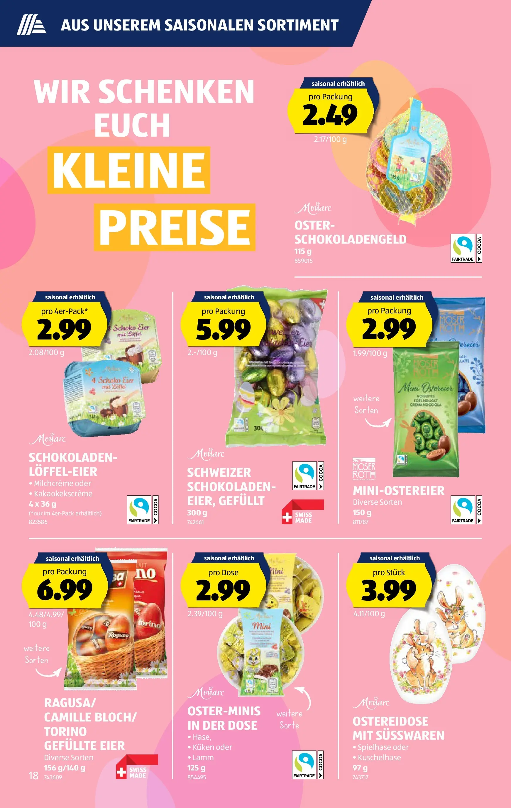 Aldi Aktionen (11.03.2026 - 18.03.2026) - Prospekt | Seite: 18 | Produkte: Eier
