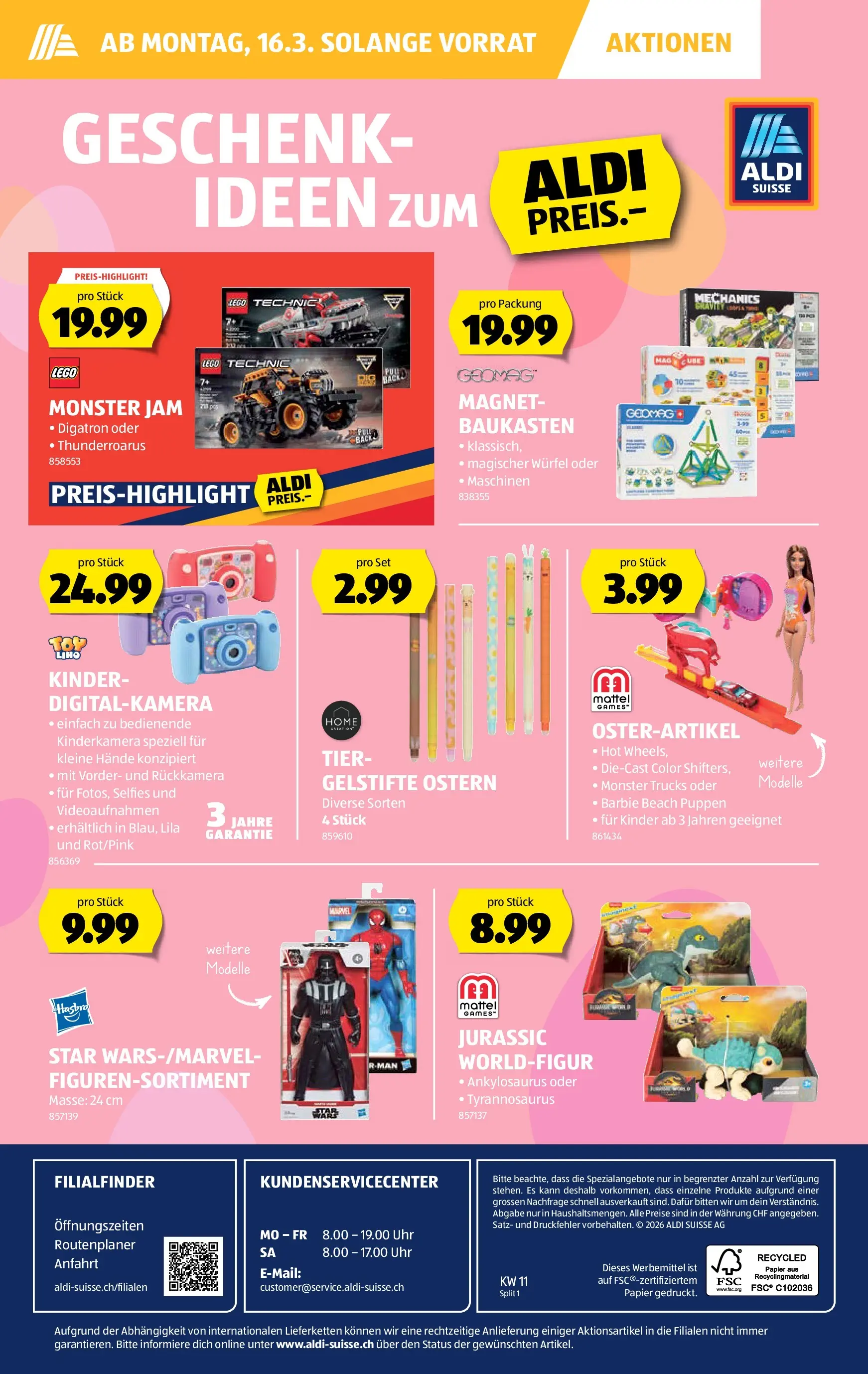 Aldi Aktionen (11.03.2026 - 18.03.2026) - Prospekt | Seite: 32 | Produkte: Digitalkamera, Uhr