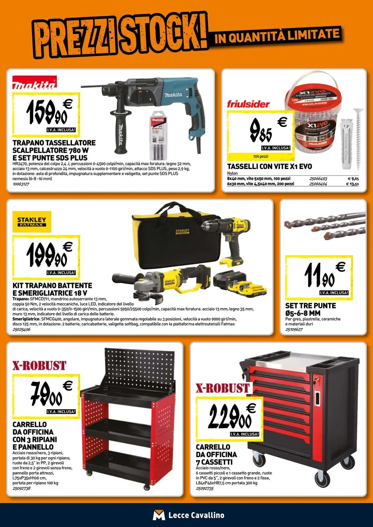 Nuovo TECNOMAT - Straordinari prezzi stock! dal 12/03/2026 > offerte anteprima 🛍️ | Pagina: 21 | Prodotti: Carrello, Trapano, Disco, Valigetta