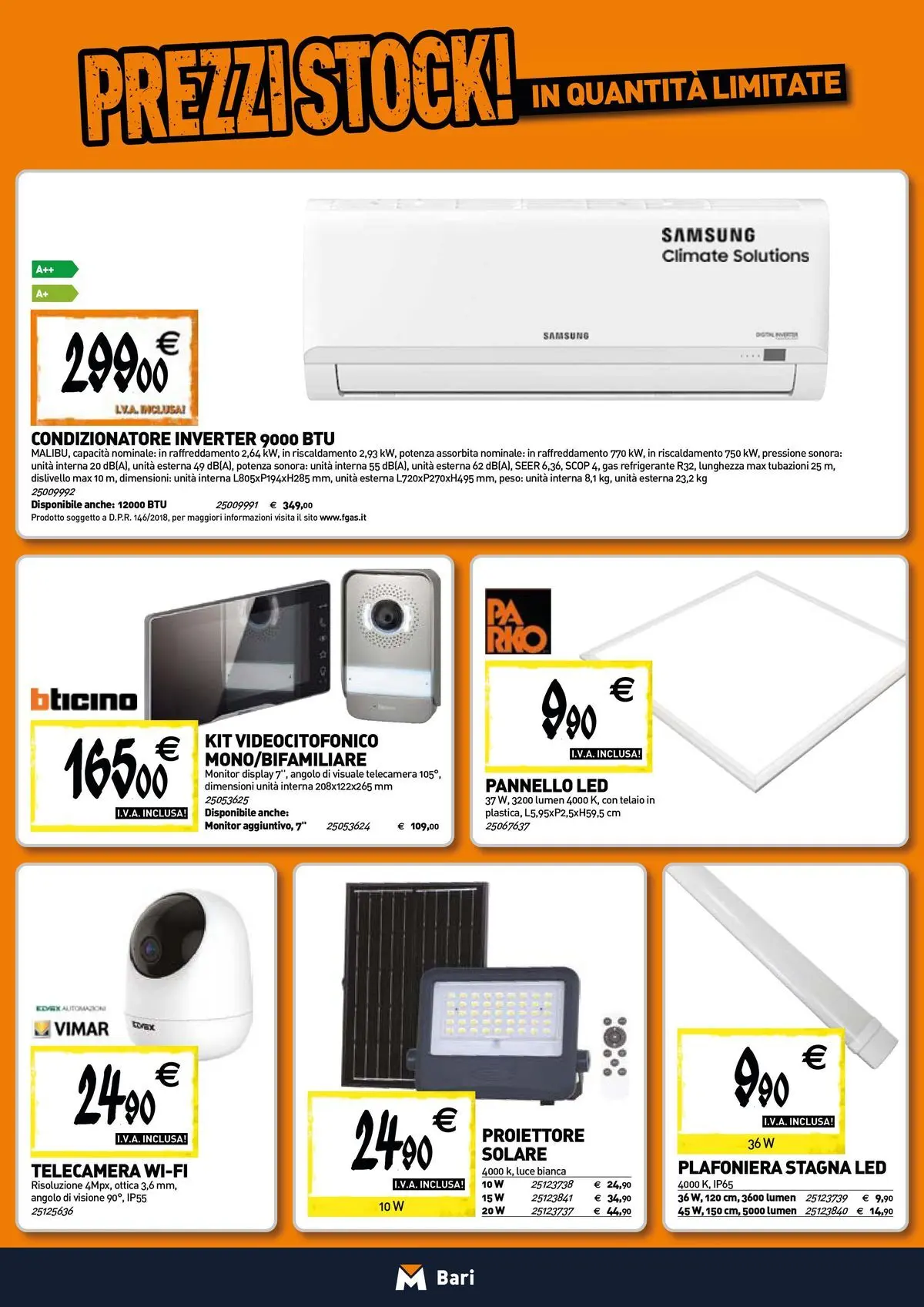 Nuovo Tecnomat catalogo Bari dal 12/03/2026 > offerte anteprima 🛍️ | Pagina: 13 | Prodotti: Monitor, Condizionatore, Samsung