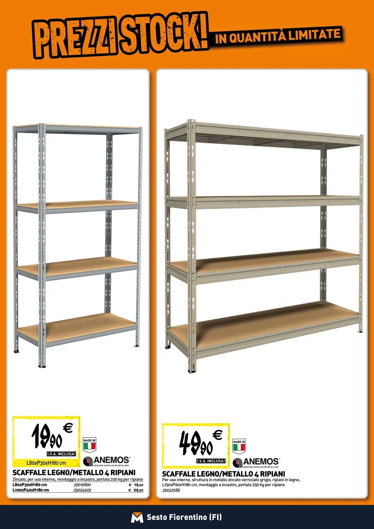 Nuovo TECNOMAT - Straordinari prezzi stock! dal 12/03/2026 > offerte anteprima 🛍️ | Pagina: 15 | Prodotti: Ripiano, Scaffale