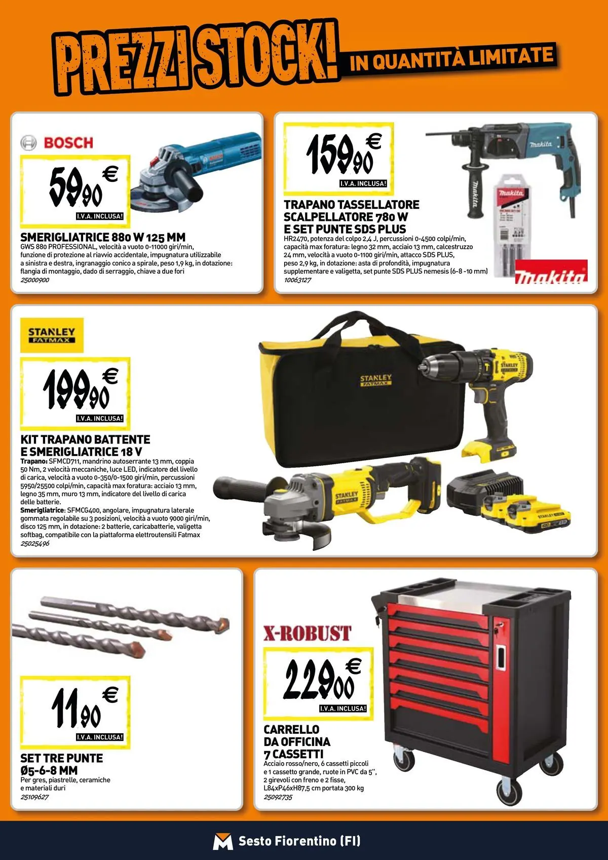 Nuovo TECNOMAT - Straordinari prezzi stock! dal 12/03/2026 > offerte anteprima 🛍️ | Pagina: 20 | Prodotti: Carrello, Disco, Smerigliatrice, Valigetta