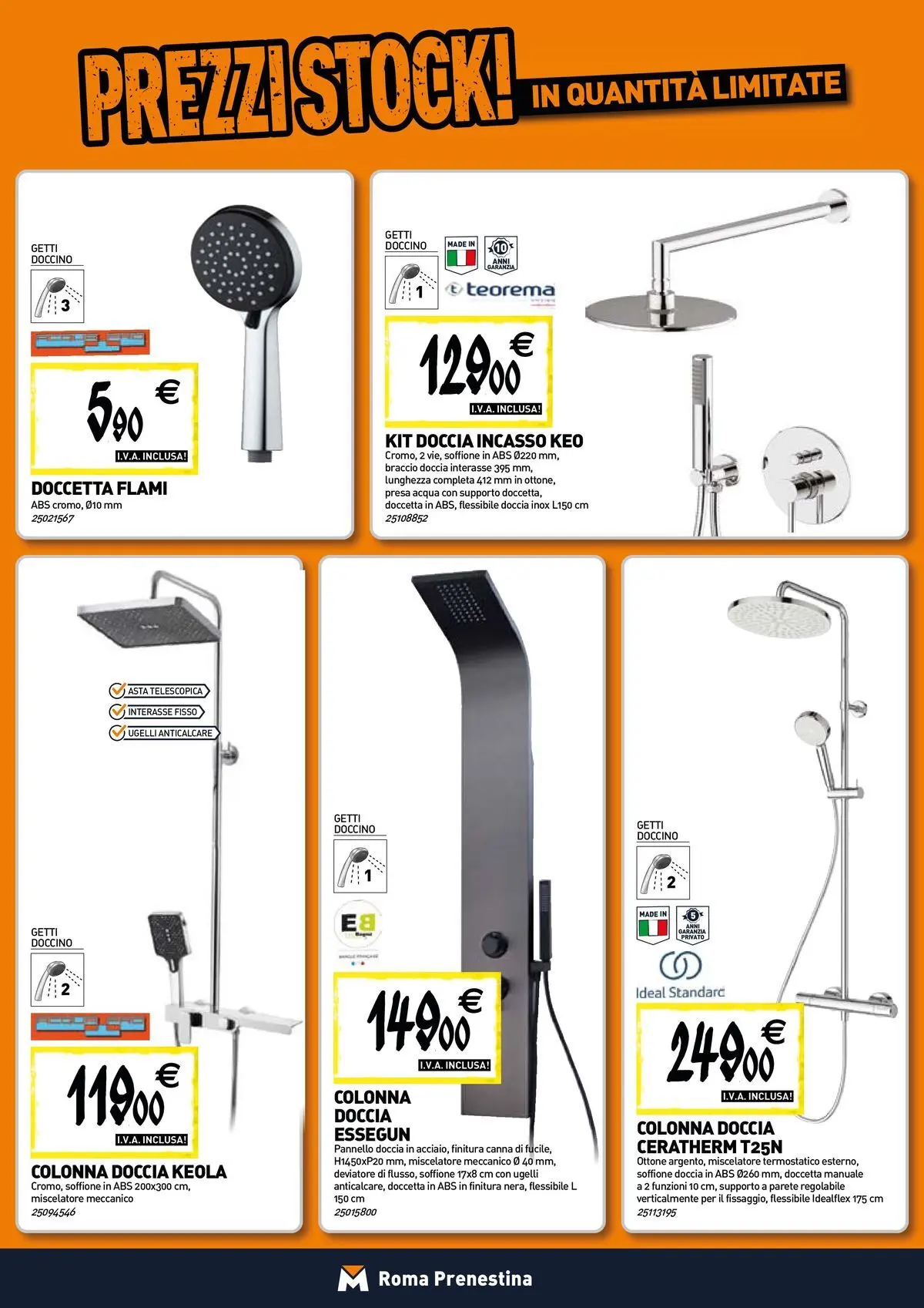 Nuovo Tecnomat catalogo Roma dal 12/03/2026 > offerte anteprima 🛍️ | Pagina: 3 | Prodotti: Anticalcare, Acqua, Miscelatore, Doccia