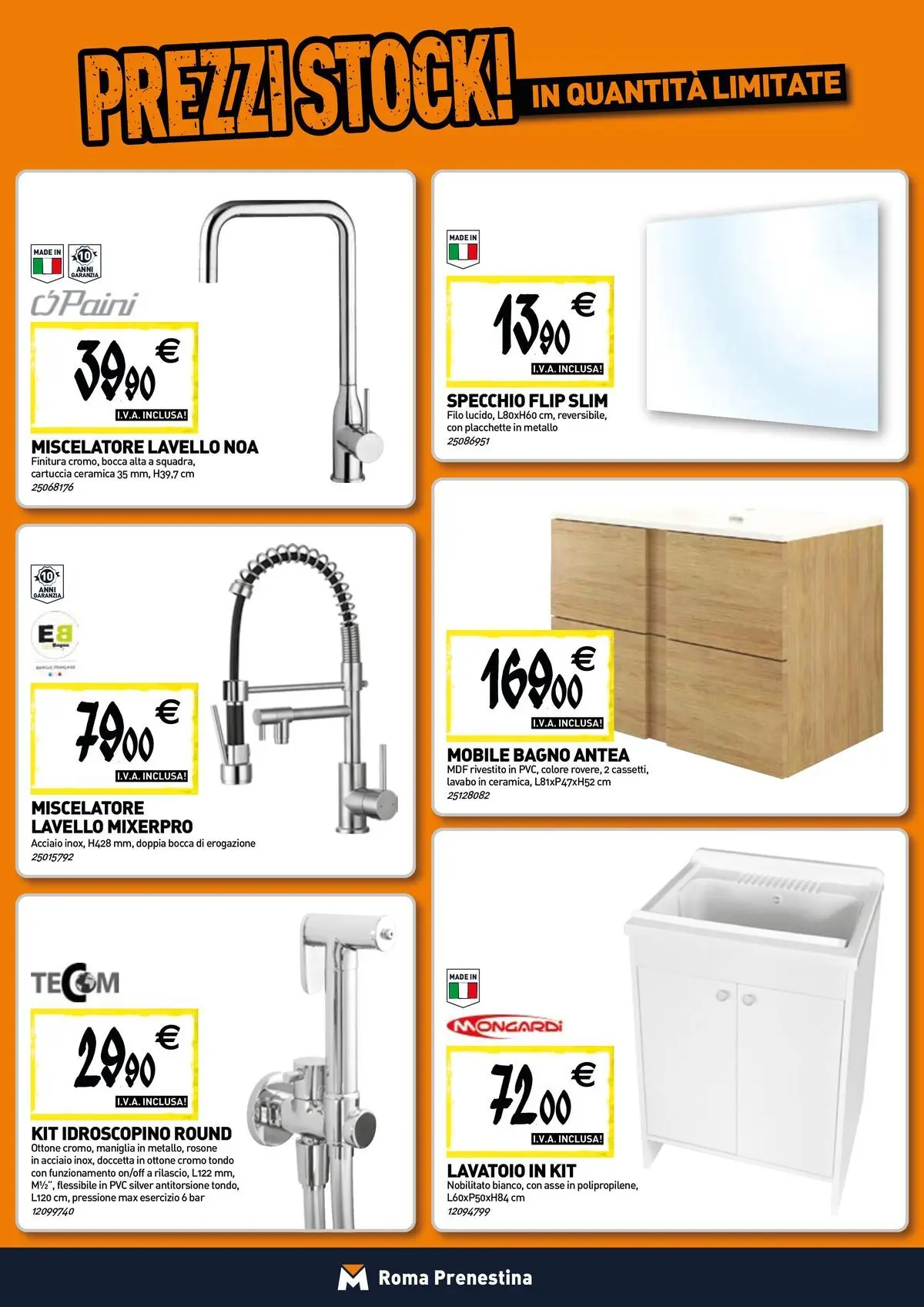 Nuovo Tecnomat catalogo Roma dal 12/03/2026 > offerte anteprima 🛍️ | Pagina: 5 | Prodotti: Mobile, Lavello, Miscelatore, Specchio