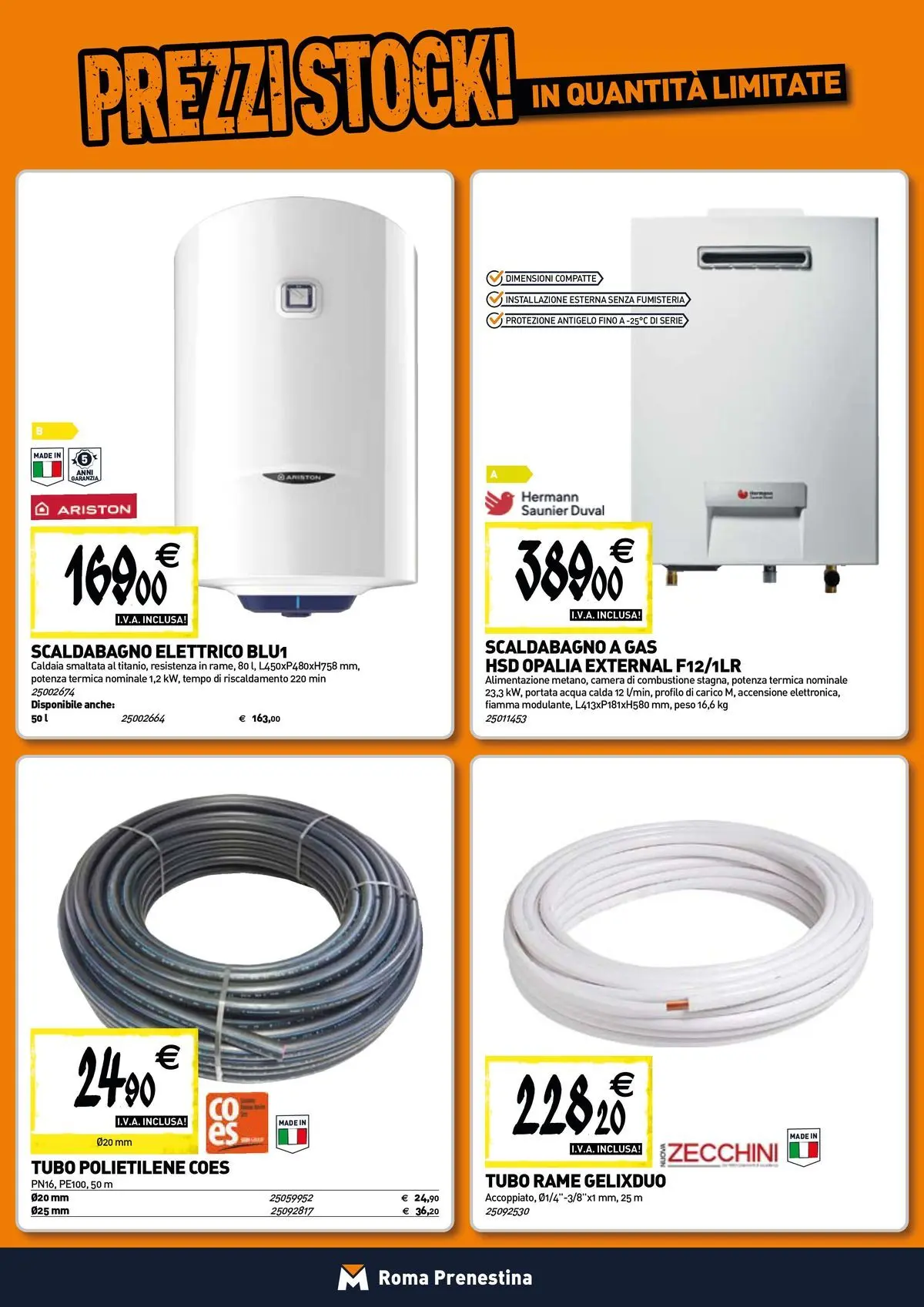 Nuovo Tecnomat catalogo Roma dal 12/03/2026 > offerte anteprima 🛍️ | Pagina: 7 | Prodotti: Scaldabagno, Caldaia, Acqua, Tubo