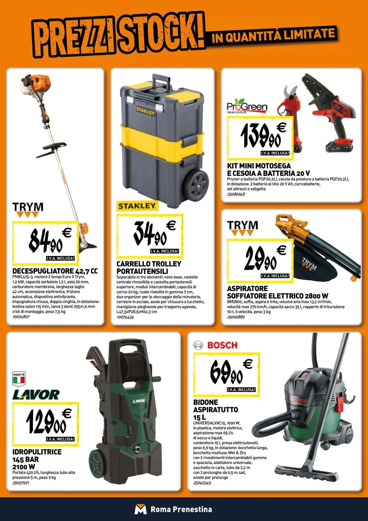 Nuovo Tecnomat catalogo Roma dal 12/03/2026 > offerte anteprima 🛍️ | Pagina: 19 | Prodotti: Motosega, Adattatore, Trolley, Batteria