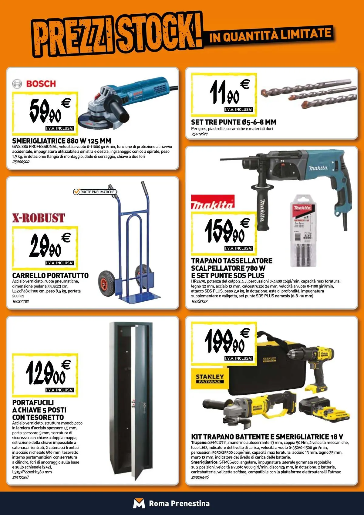 Nuovo Tecnomat catalogo Roma dal 12/03/2026 > offerte anteprima 🛍️ | Pagina: 20 | Prodotti: Trapano, Disco, Smerigliatrice, Valigetta