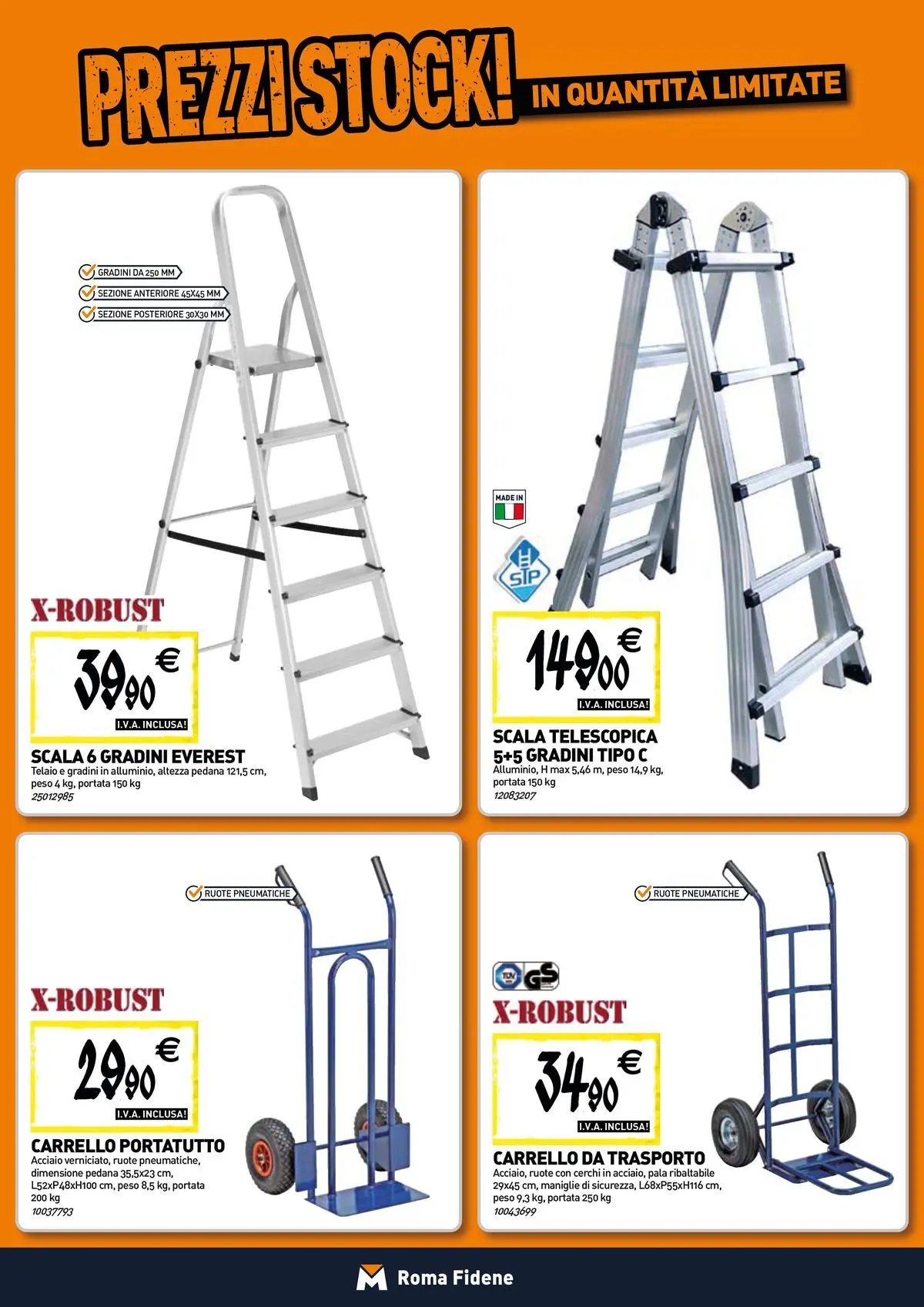 Nuovo TECNOMAT - Straordinari prezzi stock! dal 12/03/2026 > offerte anteprima 🛍️ | Pagina: 14 | Prodotti: Carrello, Scala