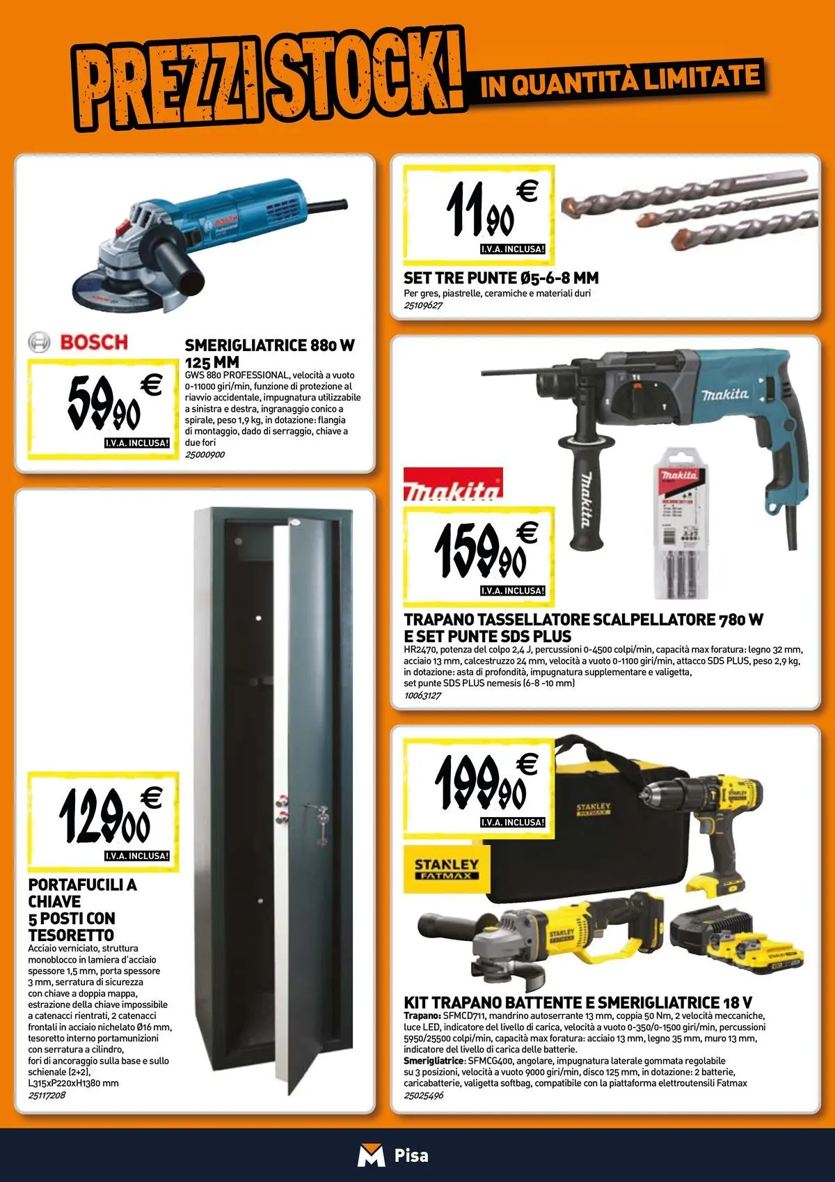 Nuovo TECNOMAT - Straordinari prezzi stock! dal 12/03/2026 > offerte anteprima 🛍️ | Pagina: 20 | Prodotti: Trapano, Disco, Smerigliatrice, Valigetta