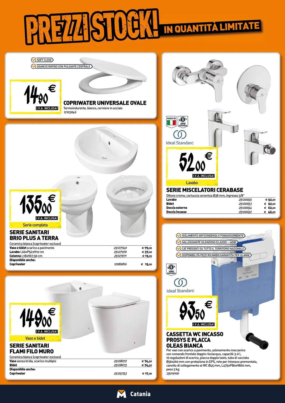 Nuovo TECNOMAT - Straordinari prezzi stock! dal 12/03/2026 > offerte anteprima 🛍️ | Pagina: 4 | Prodotti: Tubo, WC, Doccia, Vaso