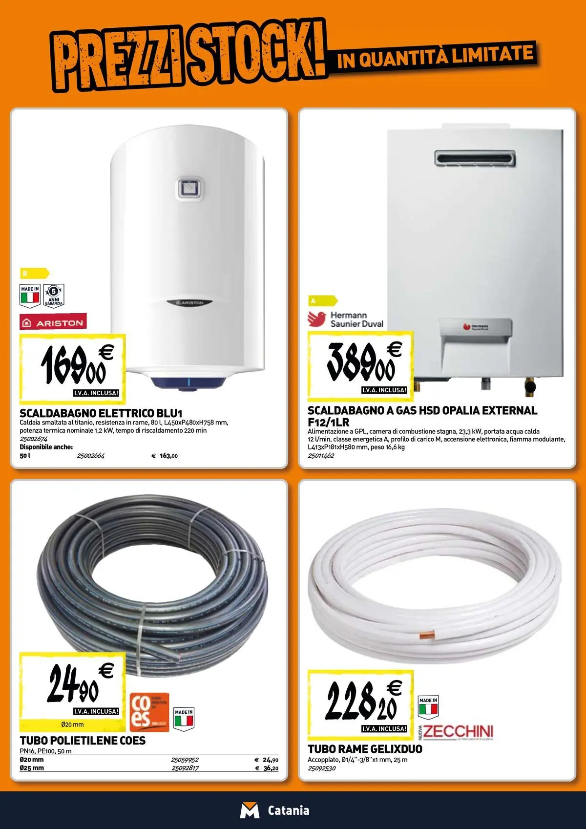 Nuovo TECNOMAT - Straordinari prezzi stock! dal 12/03/2026 > offerte anteprima 🛍️ | Pagina: 7 | Prodotti: Scaldabagno, Caldaia, Acqua, Tubo
