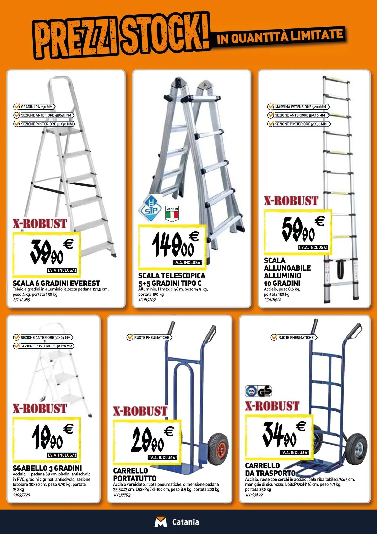Nuovo TECNOMAT - Straordinari prezzi stock! dal 12/03/2026 > offerte anteprima 🛍️ | Pagina: 14 | Prodotti: Carrello, Sgabello, Scala, Alluminio