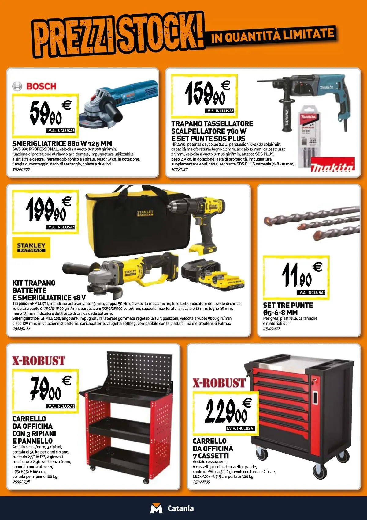 Nuovo TECNOMAT - Straordinari prezzi stock! dal 12/03/2026 > offerte anteprima 🛍️ | Pagina: 21 | Prodotti: Ripiano, Carrello, Trapano, Smerigliatrice