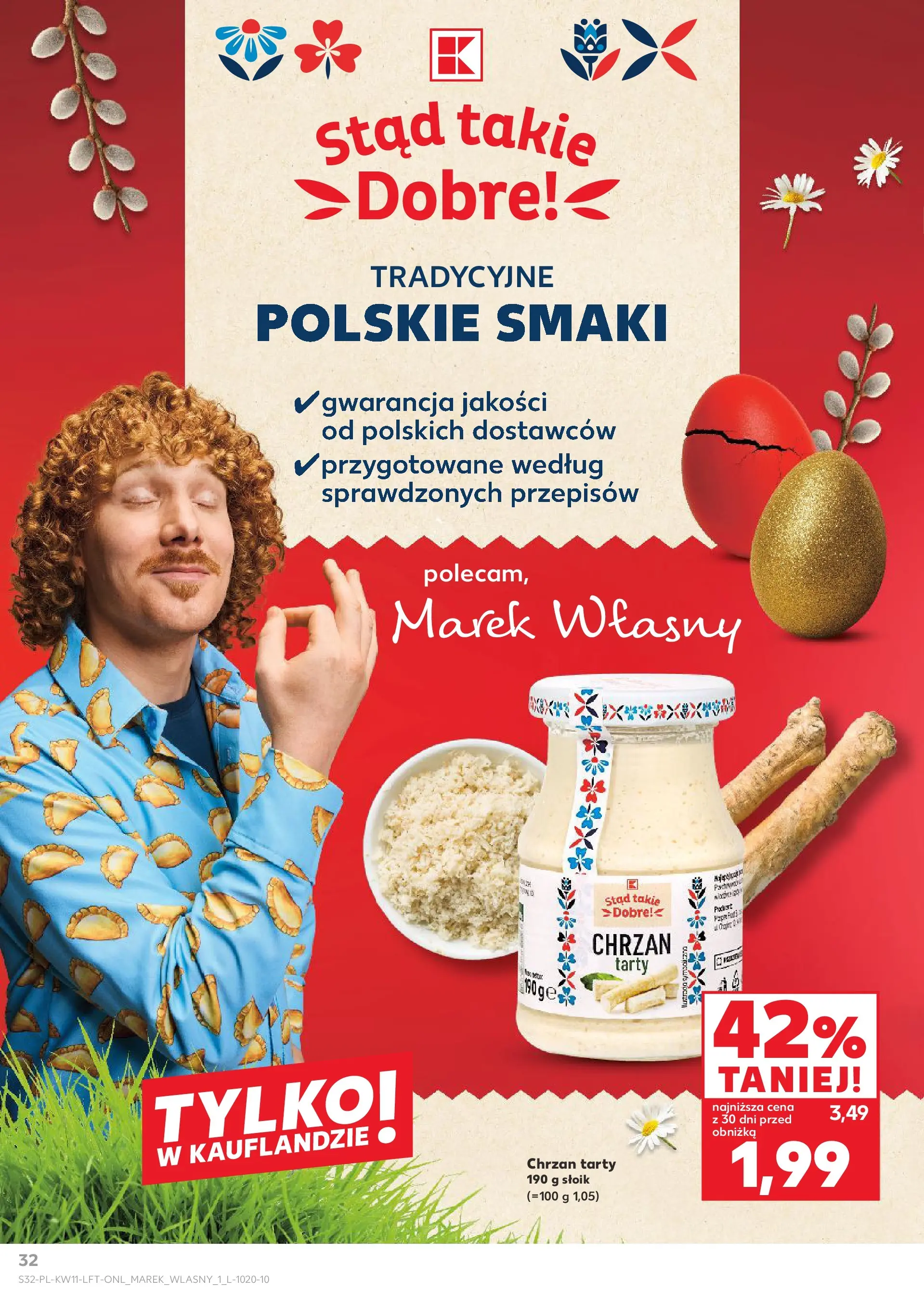 Kaufland gazetka od 12.03.2026 - od jutra PDF | Strona: 32 | Produkty: Chrzan