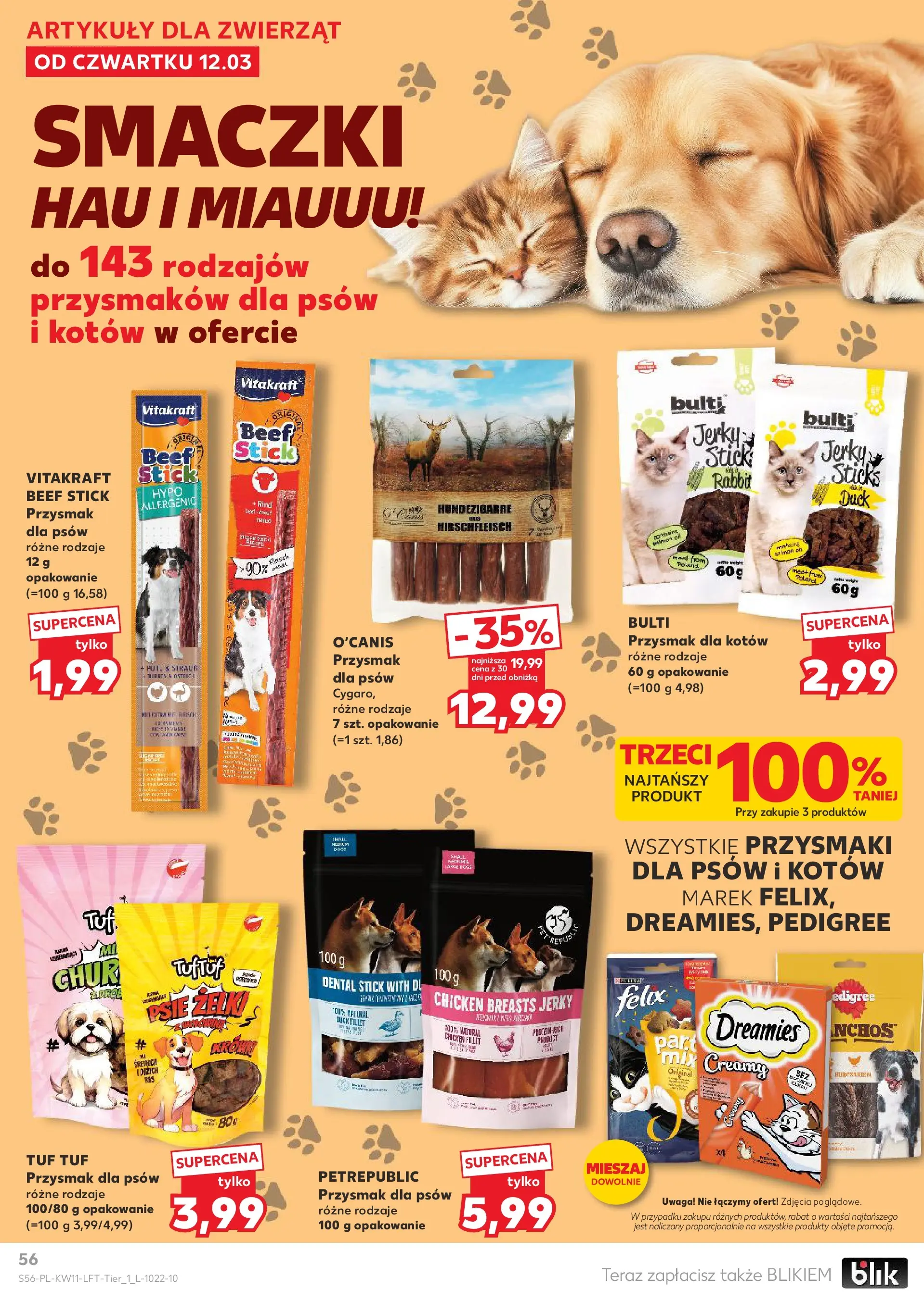 Kaufland gazetka od 12.03.2026 - od jutra PDF | Strona: 56 | Produkty: Pedigree