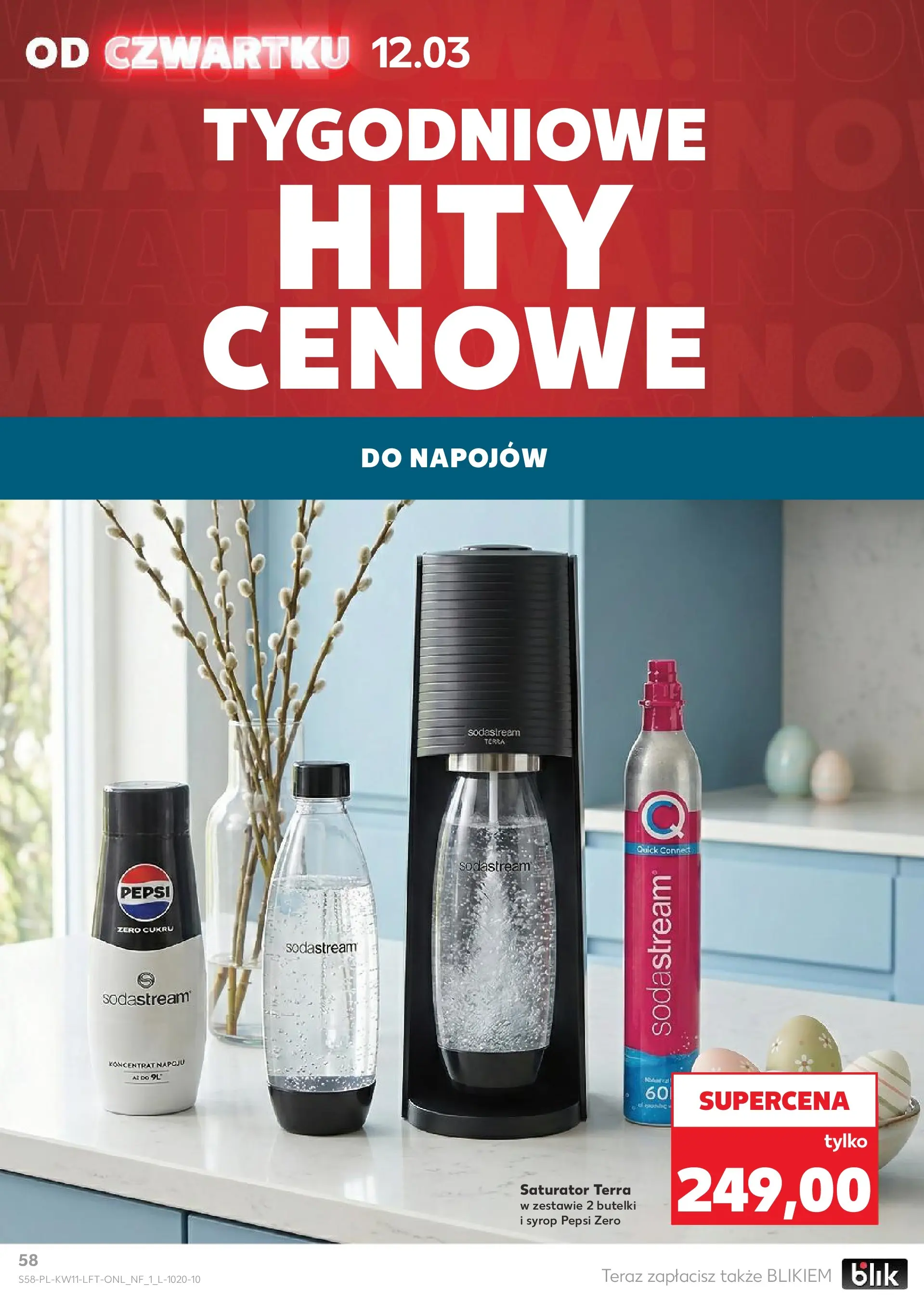 Kaufland gazetka od 12.03.2026 - od jutra PDF | Strona: 58 | Produkty: Syrop, Pepsi, Sodastream