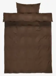 JYSK Спално бельо BARBO сатен 140x200 кафяво