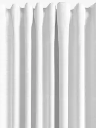 JYSK Завеса LYSEREN 1x140x245 см бяла