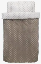 JYSK JYSK Спално бельо с чаршаф BIANA 140x200 цвят пясък - до 18-03-26