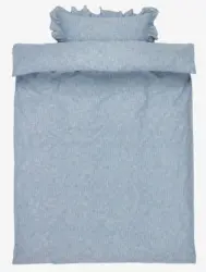 JYSK Спално бельо NINNA 140x200 райе синьо