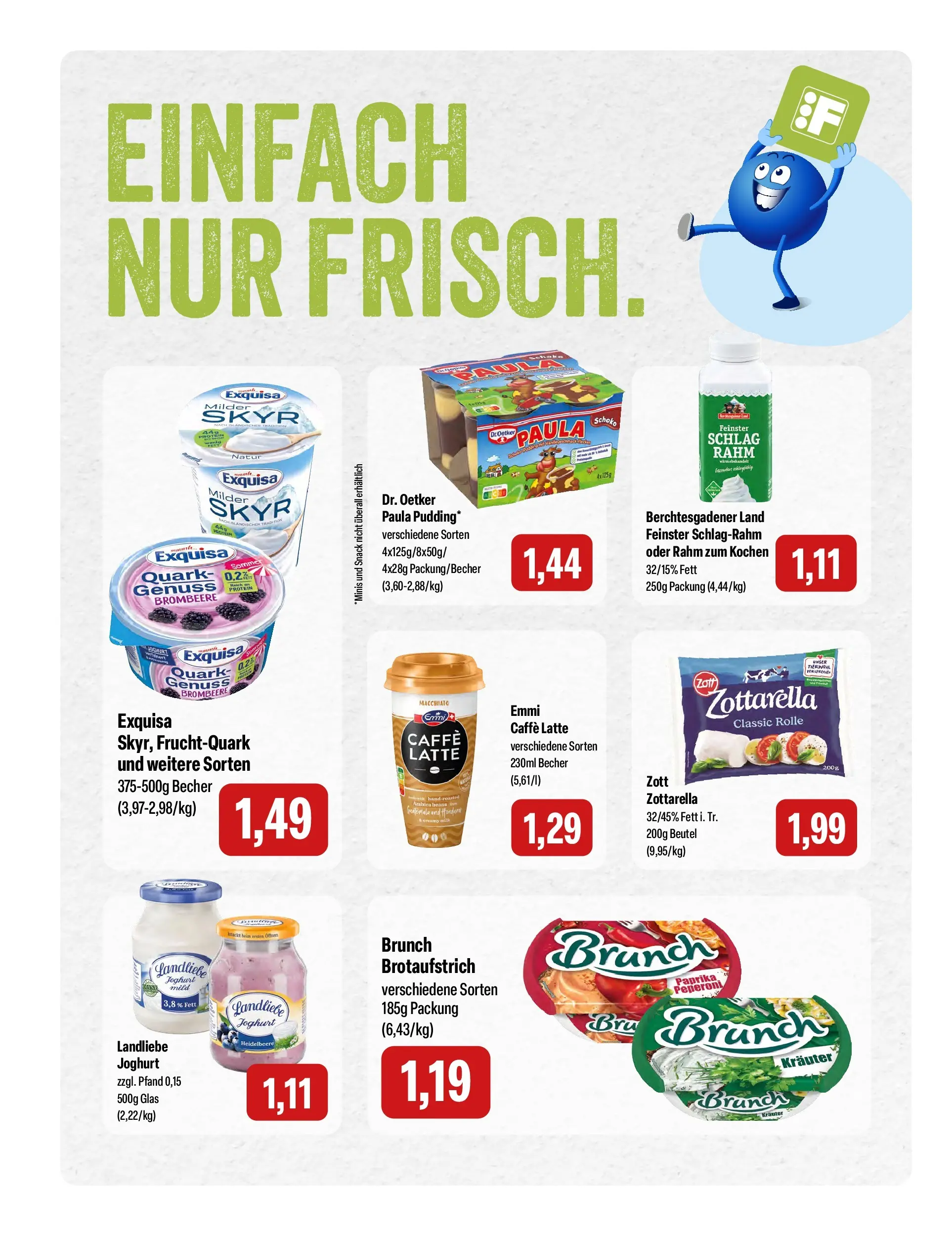 Feneberg Aktuelle Angebote (ab 18.03.2026) zum Blättern | Seite: 6 | Produkte: Joghurt, Skyr, Exquisa, Paprika