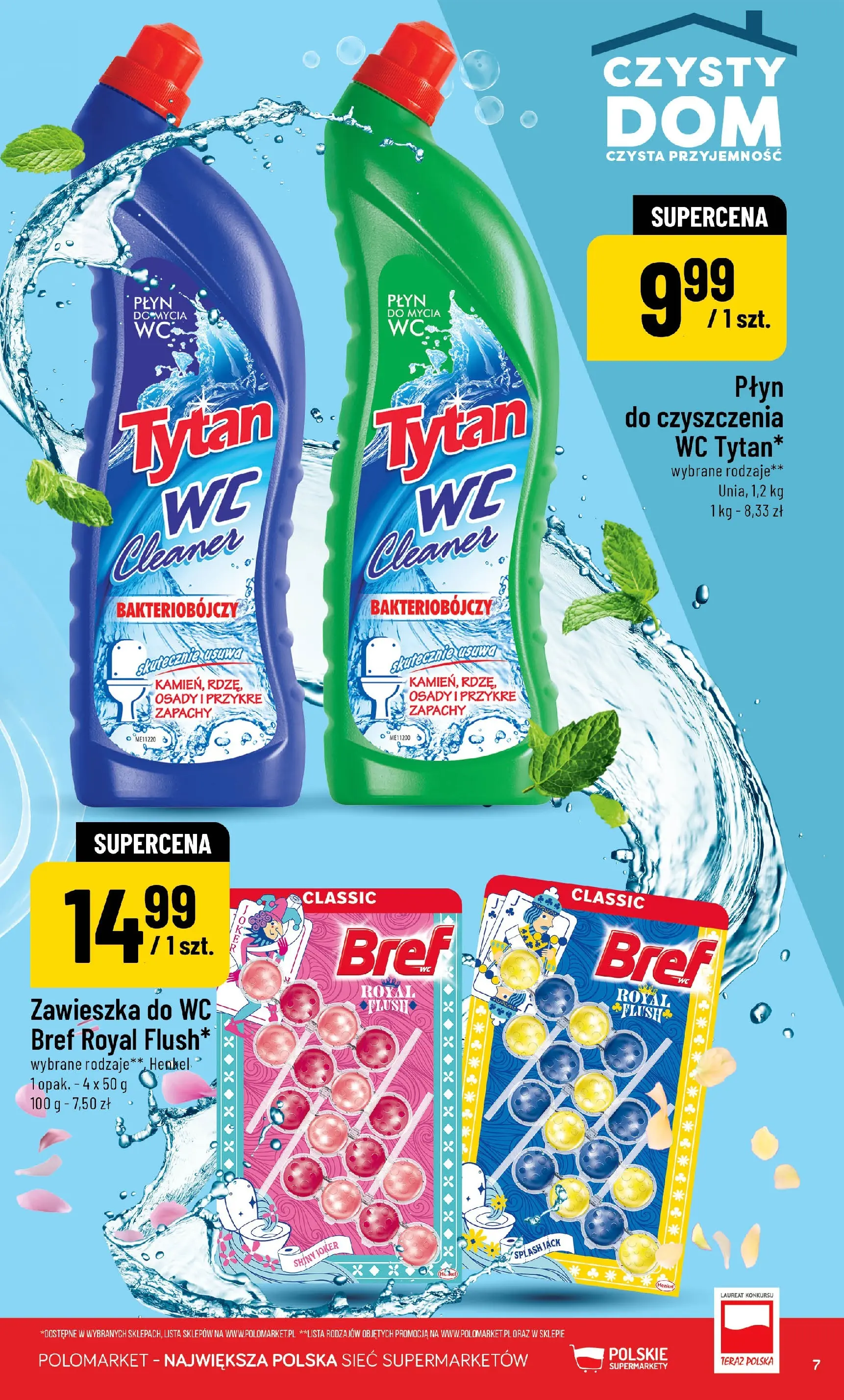Nowa POLOmarket gazetka od jutra 11.03.2026 (PDF) | Strona: 7 | Produkty: Cleaner
