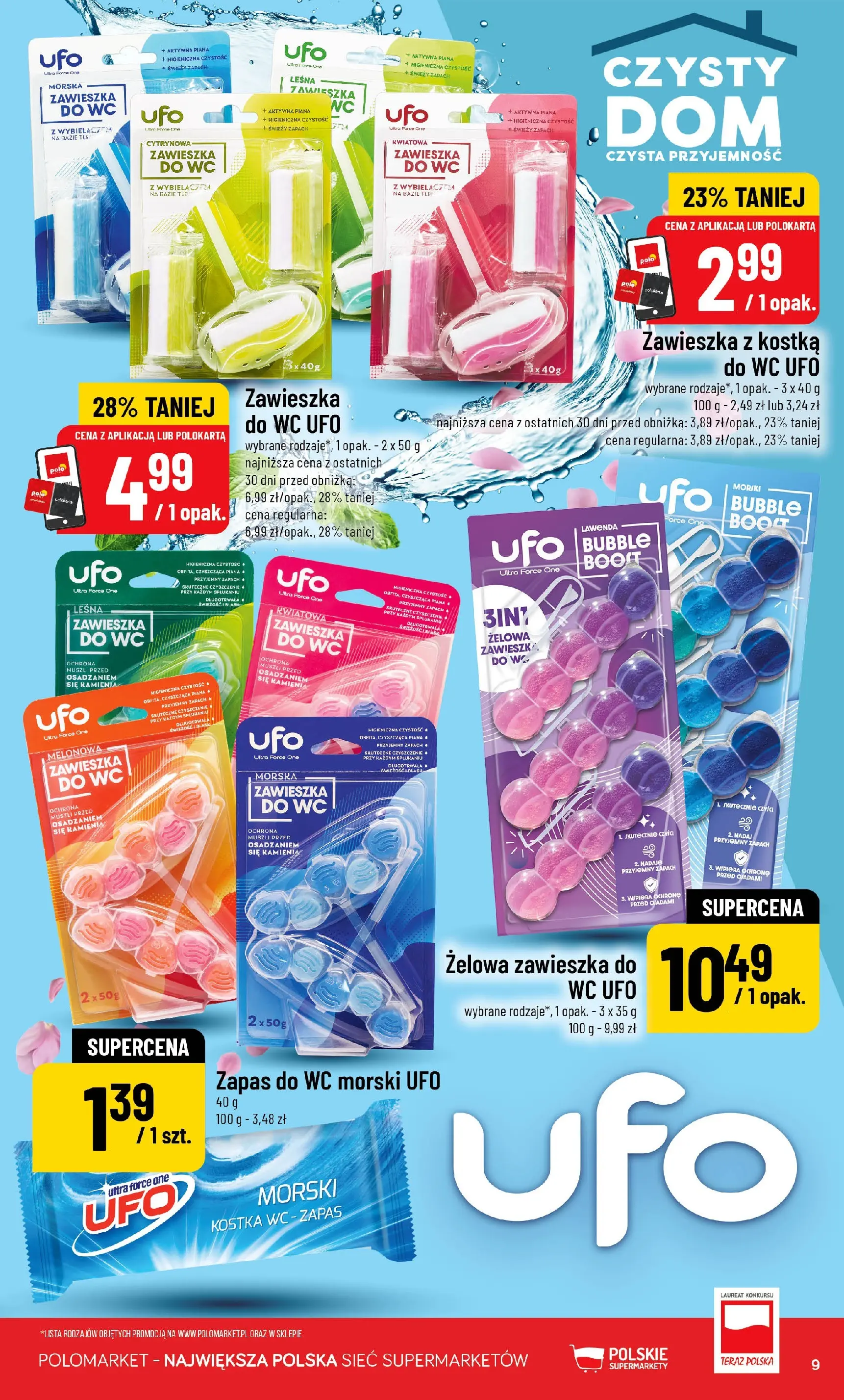 Nowa POLOmarket gazetka od jutra 11.03.2026 (PDF) | Strona: 9 | Produkty: Zapach