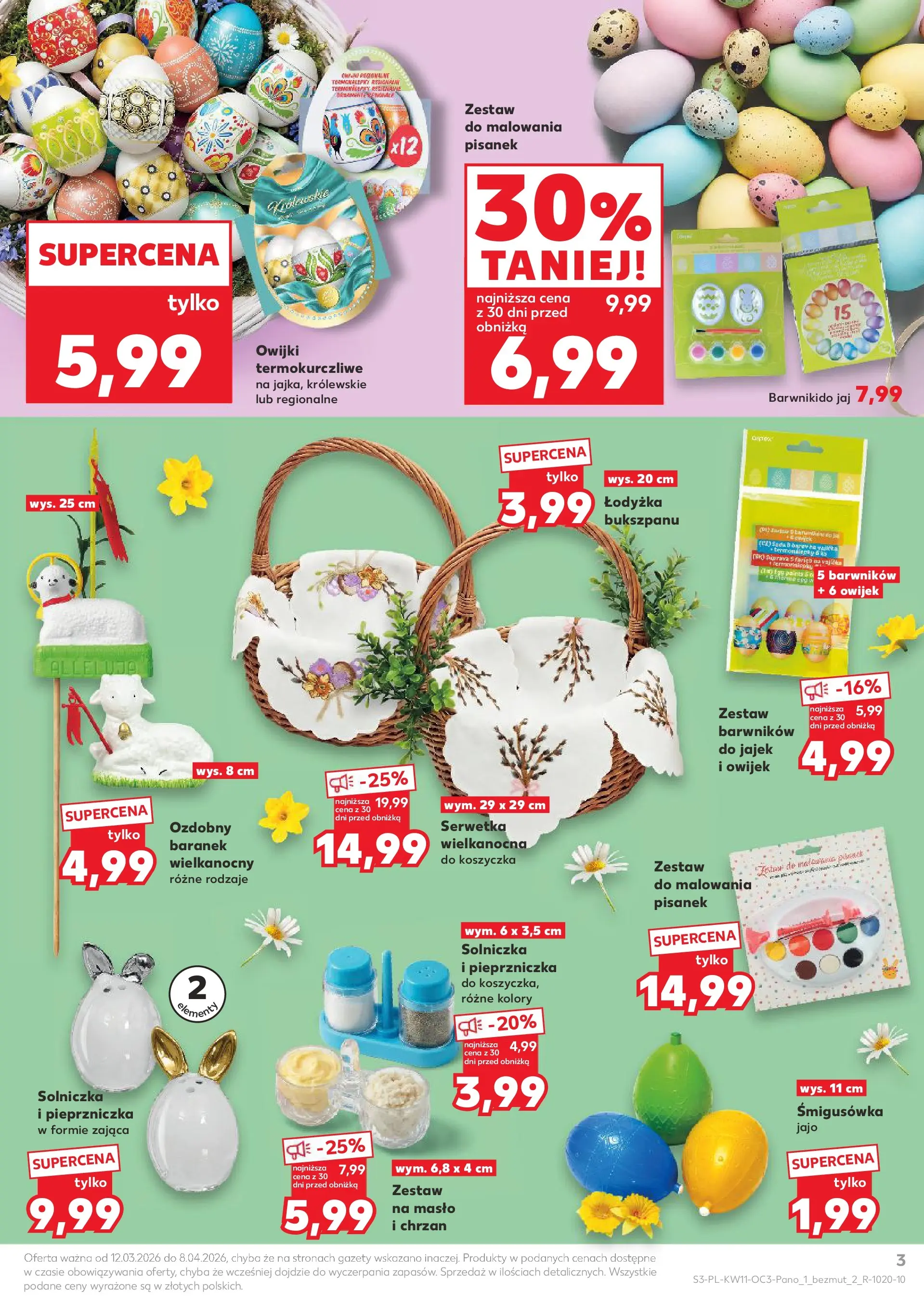 Kaufland gazetka - Dom na Wielkanoc od 12.03.2026 - od jutra PDF | Strona: 3