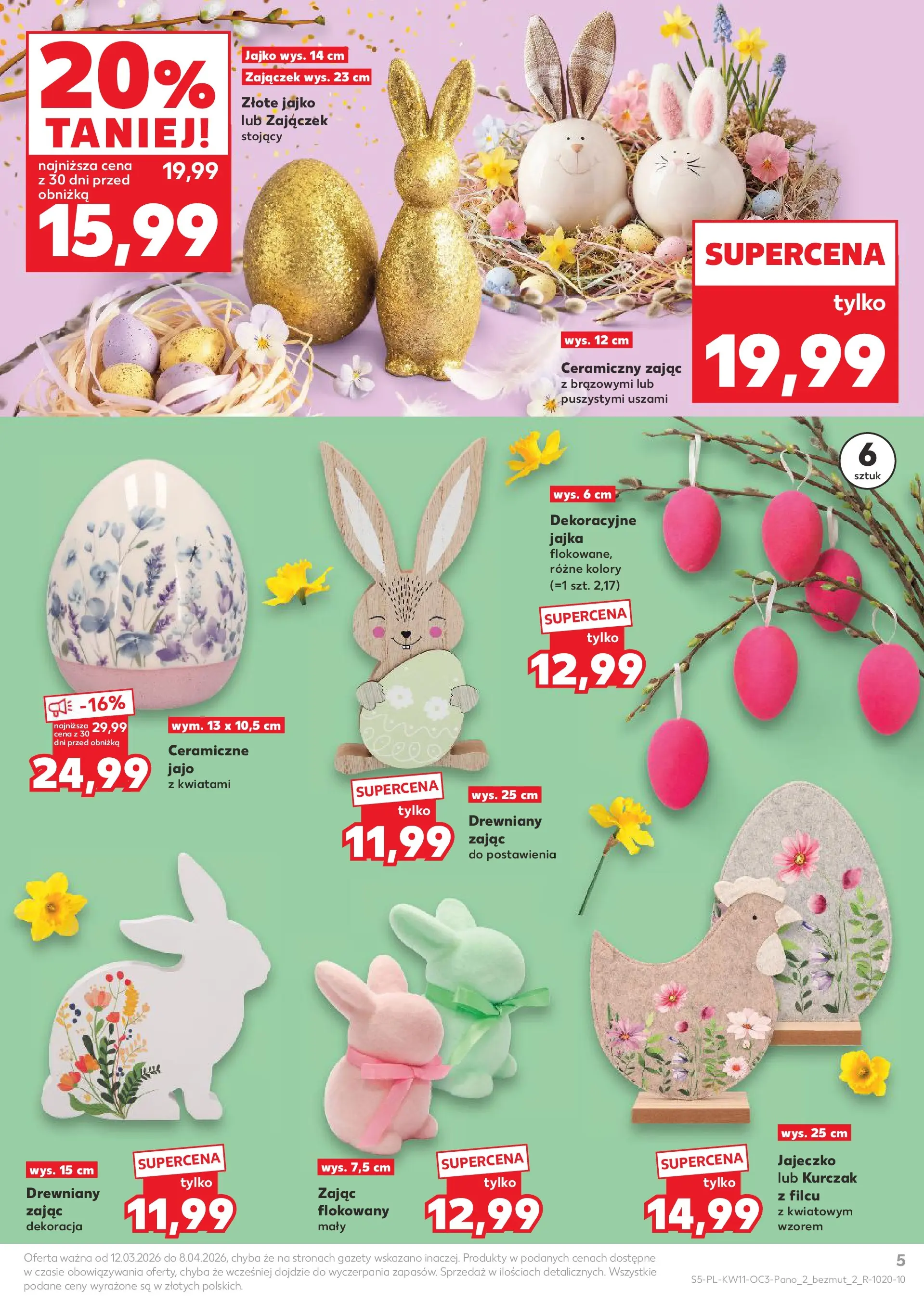 Kaufland gazetka - Dom na Wielkanoc od 12.03.2026 - od jutra PDF | Strona: 5