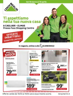 Anteprima del volantino Leroy Merlin - Nuova apertura Leroy Merlin a Cagliari! valido a partire dal 18.03.2026