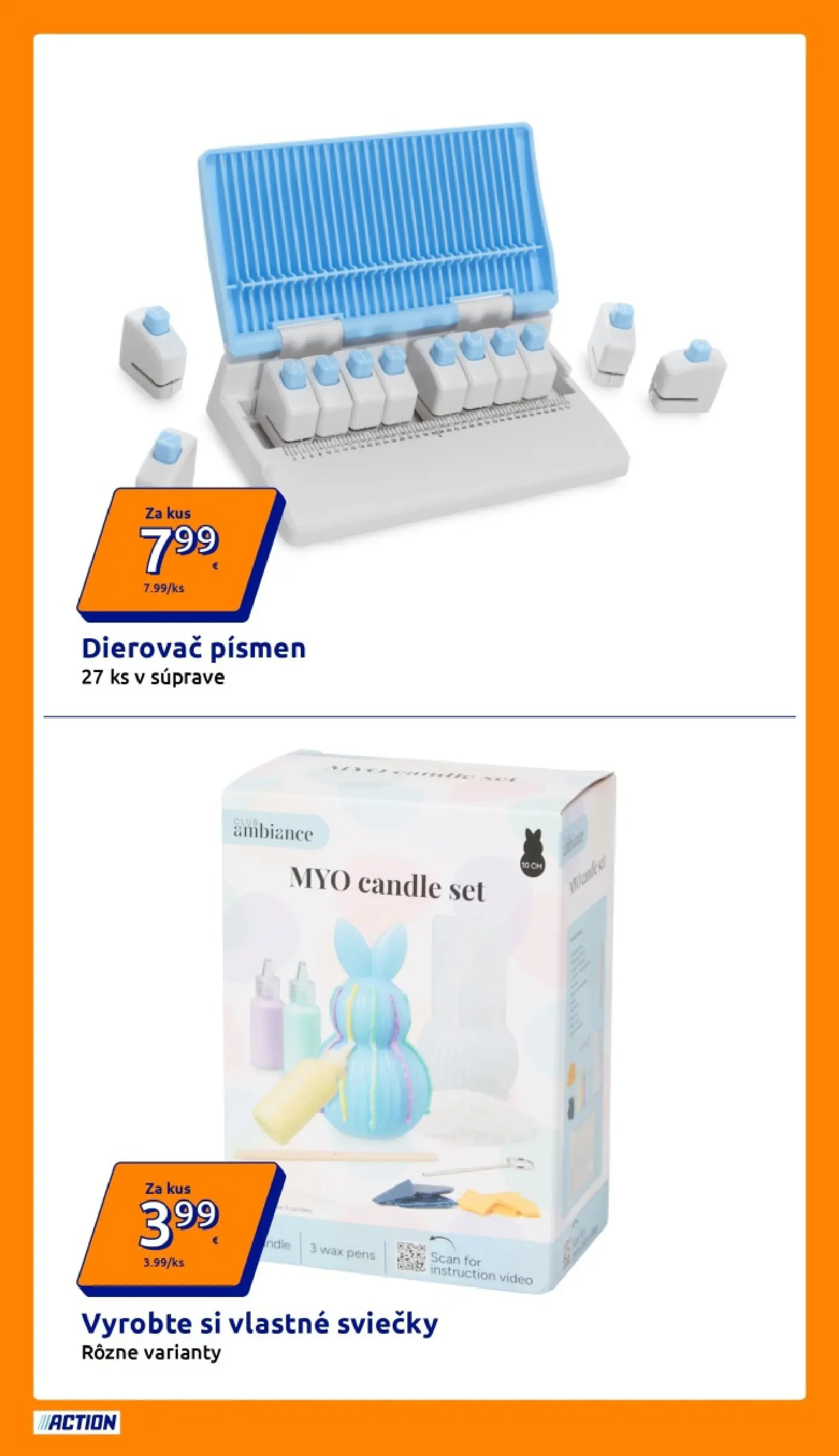 Action leták platný do 17.03.2026 od 11.03.2026 » aktuálna akcia | Strana: 8 | Produkty: Sviečky, Video