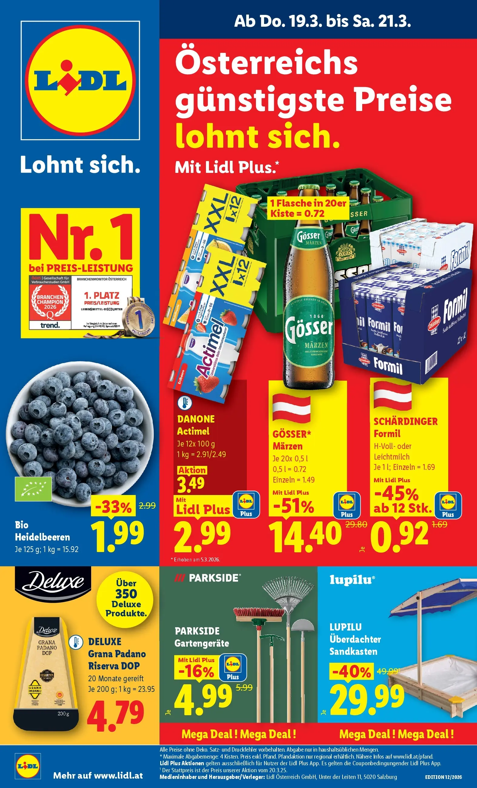 Lidl - Lidl ab 18.03.2026 - Angebote ab donnerstag | Seite: 1