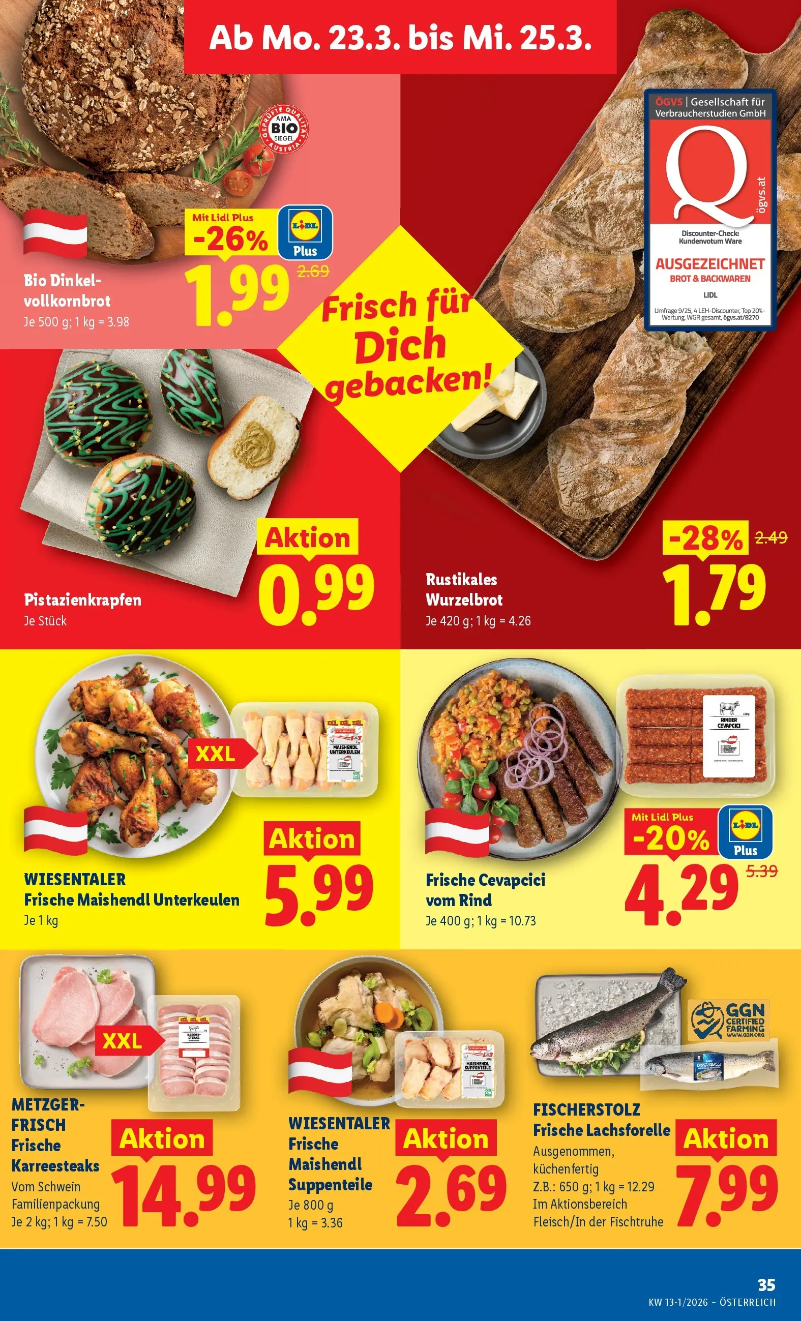 Lidl - Lidl ab 18.03.2026 - Angebote ab donnerstag | Seite: 38 | Produkte: Brot