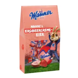 Manner Manni Erdbeercreme Eier