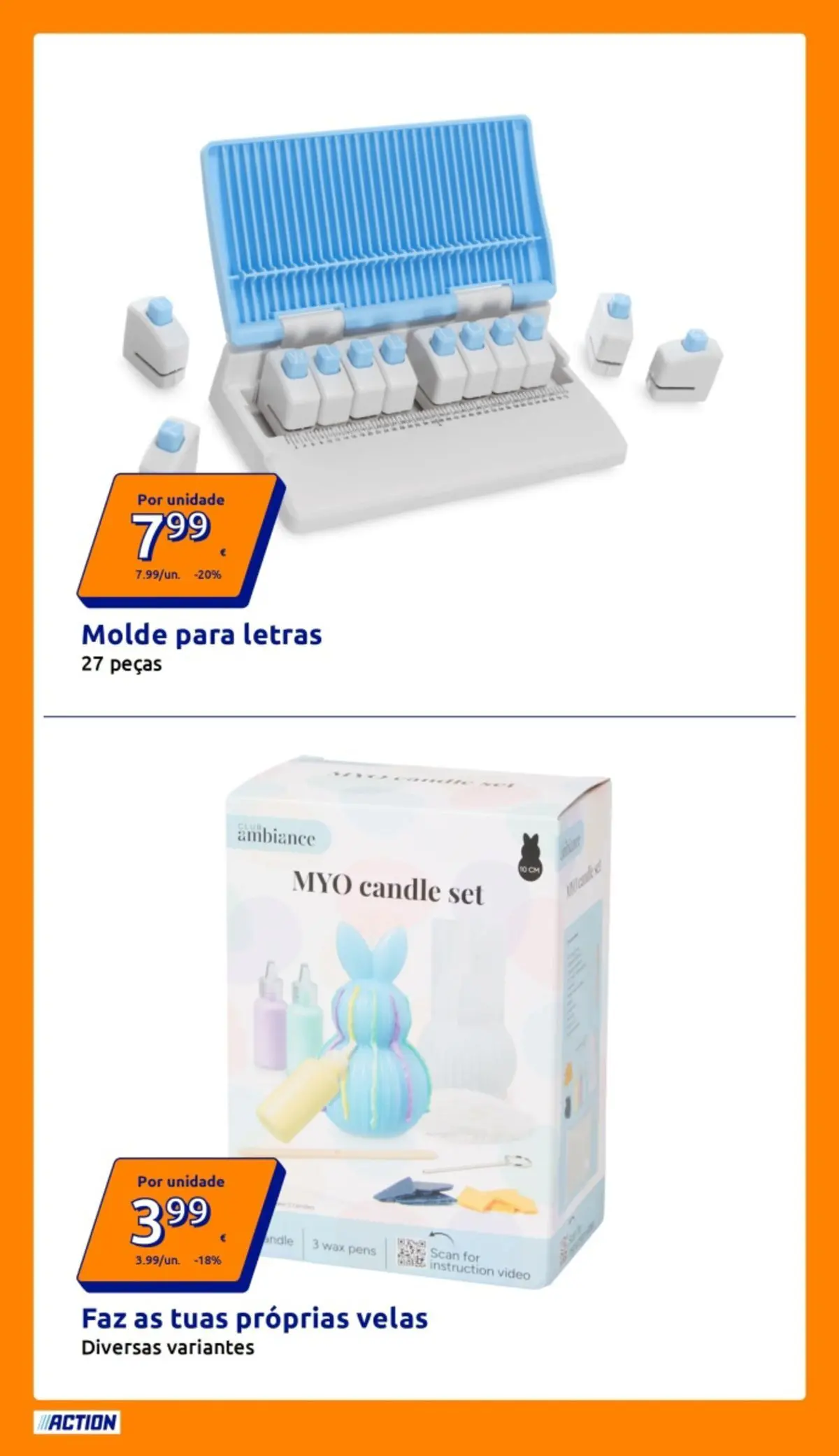 Action folheto » de 11/03/2026 - 17/03/2026 | Página: 8 | Produtos: Vídeo, Velas