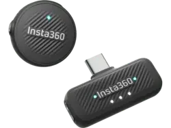 Insta 360 Mic Air (1 TX + 1 RX), Schwarz; Mikrofon