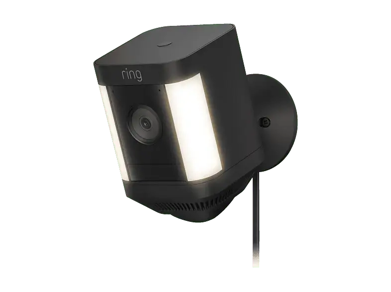 ring Spotlight Cam Plus, &Uuml;berwachungskamera (Anzahl Kameras: 1, f&uuml;r Au&szlig;en, Nachtsichtfunktion, HD, Schwarz)