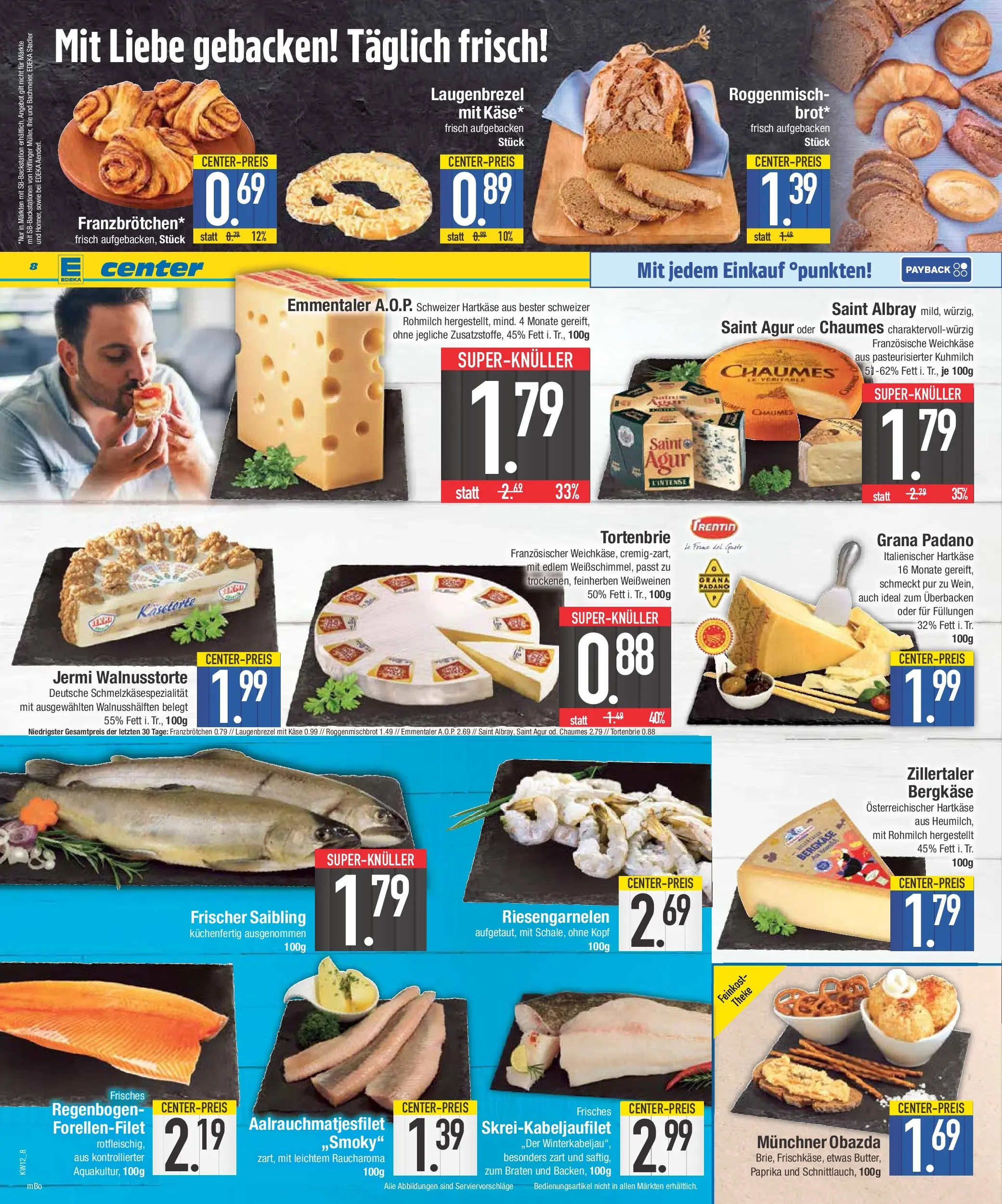 Edeka prospekt Neustadt	 (ab 15.03.2026) » Angebote Online | Seite: 8 | Produkte: Käse, Theke, Paprika