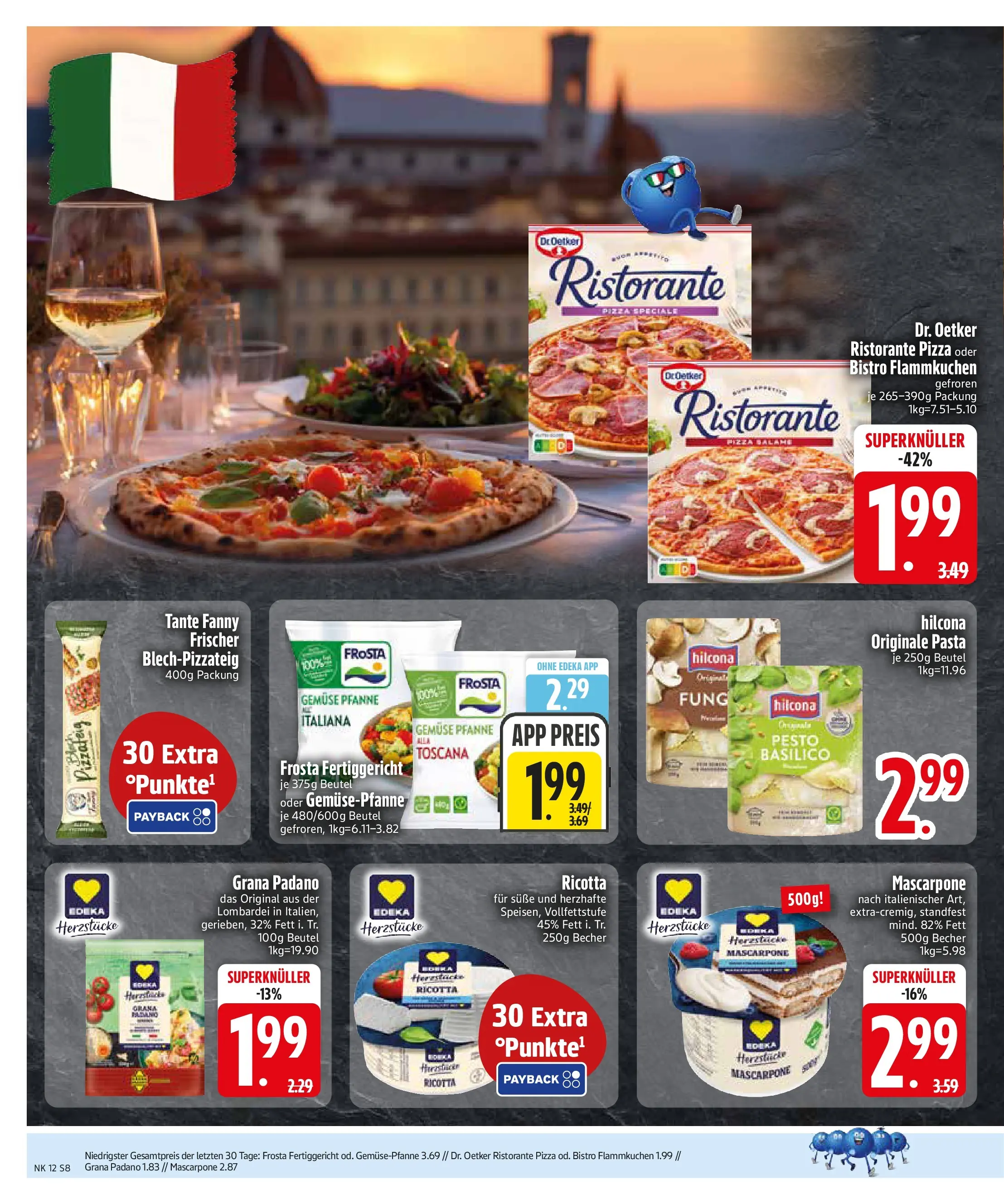 Edeka prospekt Garching	 (ab 15.03.2026) » Angebote Online | Seite: 8 | Produkte: Ristorante, Mascarpone, Frosta, Pizza