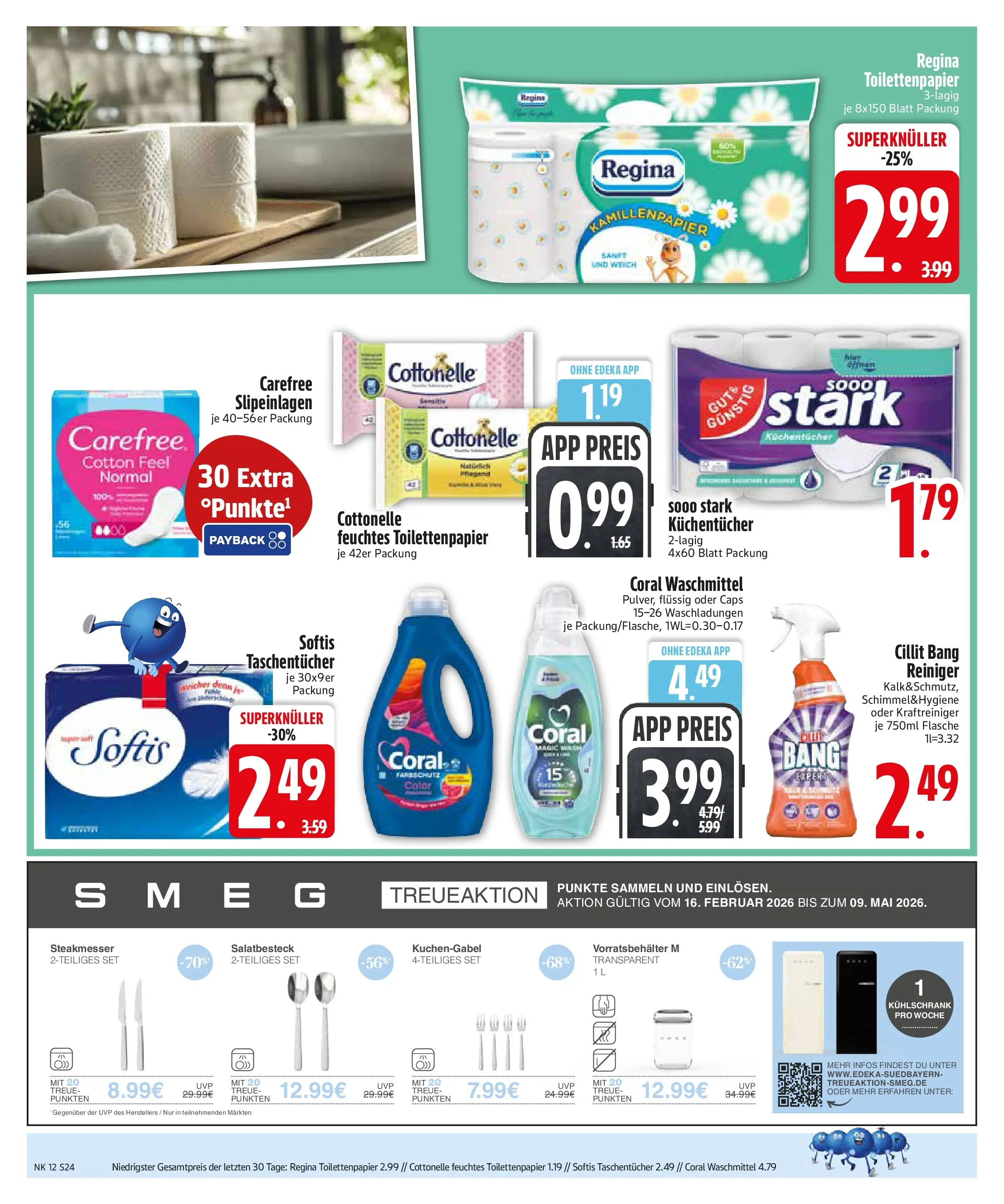 Edeka prospekt Garching	 (ab 15.03.2026) » Angebote Online | Seite: 24 | Produkte: Kühlschrank, Waschmittel, Toilettenpapier, Feuchtes Toilettenpapier