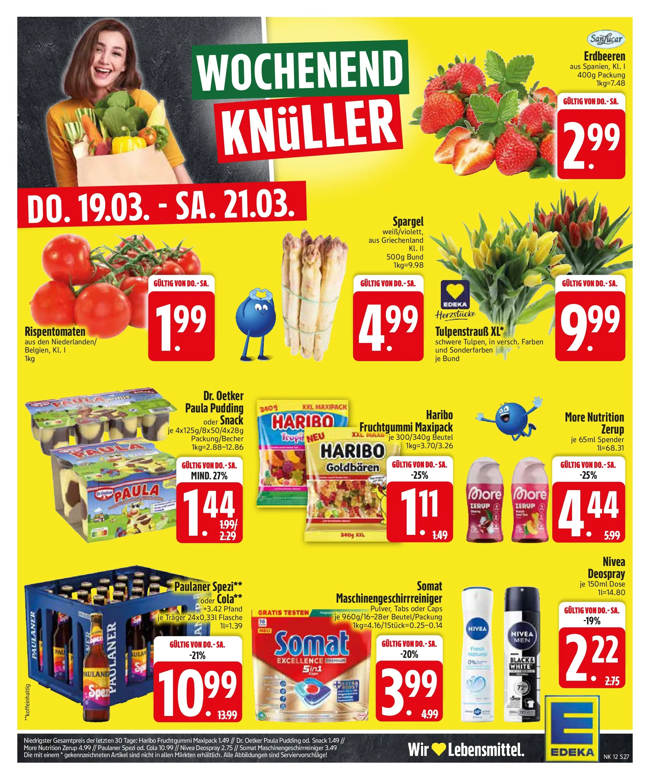 Edeka prospekt Garching	 (ab 15.03.2026) » Angebote Online | Seite: 27 | Produkte: Cola, Spargel, Pudding, Paulaner