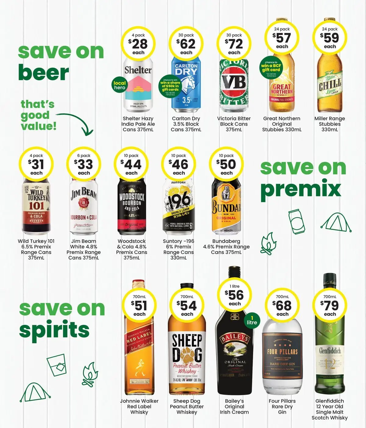 The Bottle-O catalogue Brunswick, Albany  - 16/03/2026 > weekly / monthly specials | Page: 3 | Products: Butter, Bourbon, Whiskey, Lemon