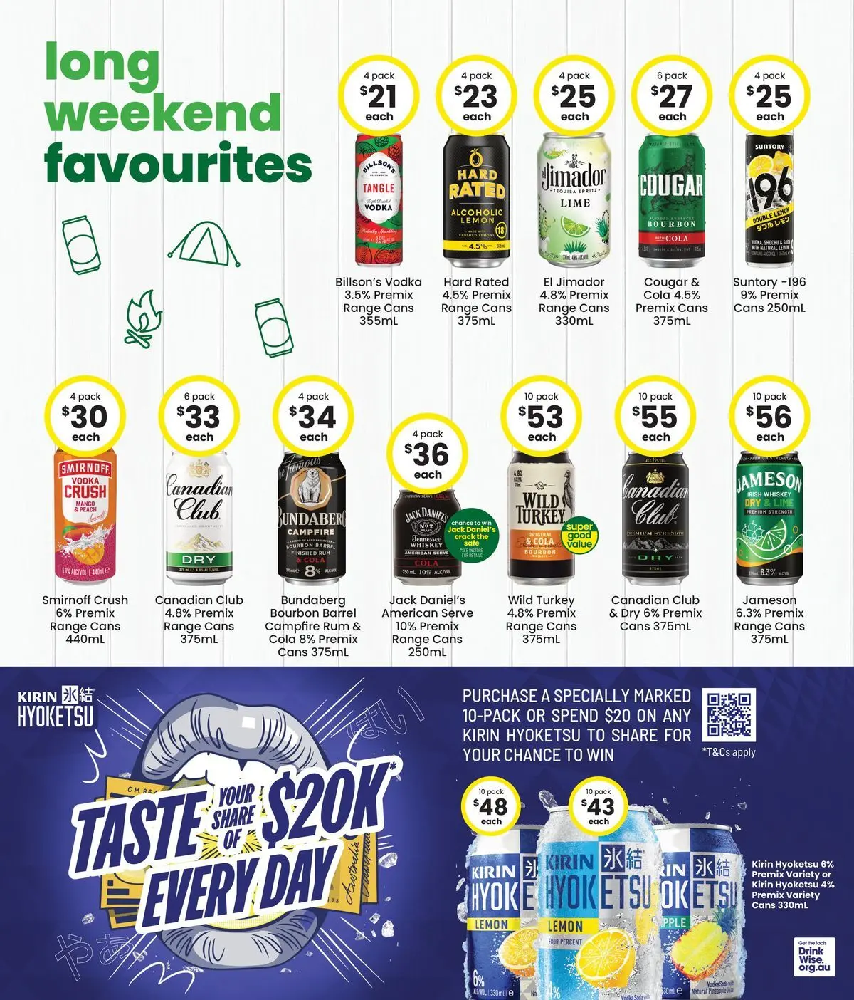 The Bottle-O catalogue Brunswick, Albany  - 16/03/2026 > weekly / monthly specials | Page: 5 | Products: Bourbon, Whiskey, Turkey, Lime