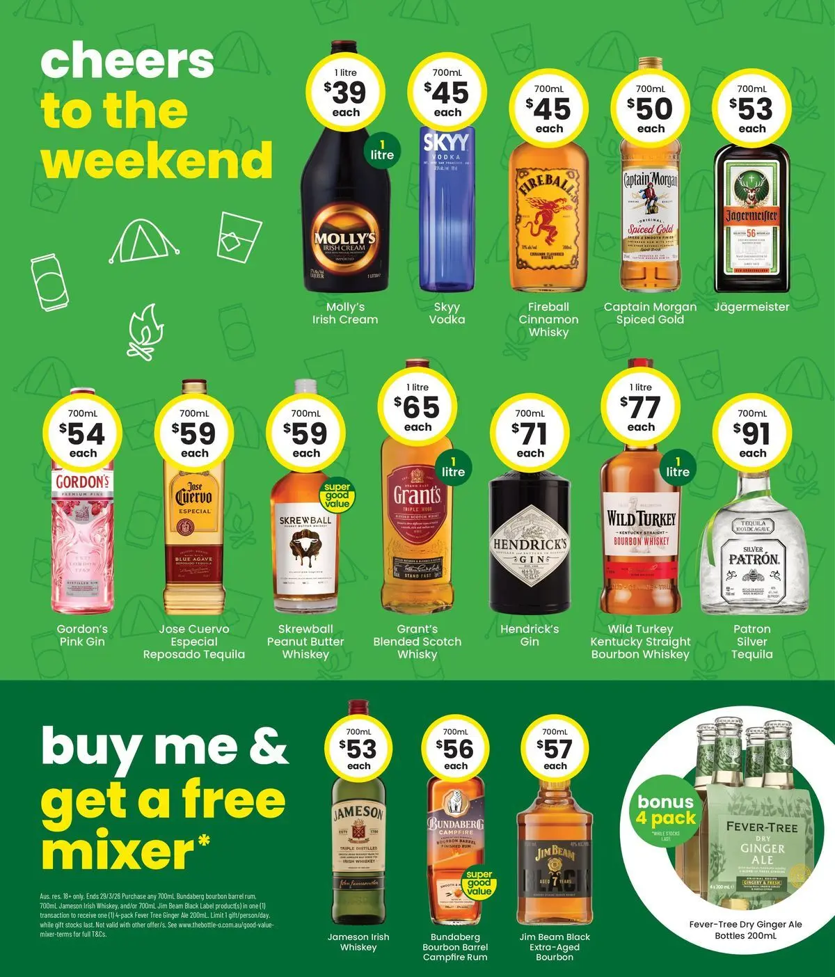 The Bottle-O catalogue Brunswick, Albany  - 16/03/2026 > weekly / monthly specials | Page: 6 | Products: Ginger, Cream, Turkey, Mixer
