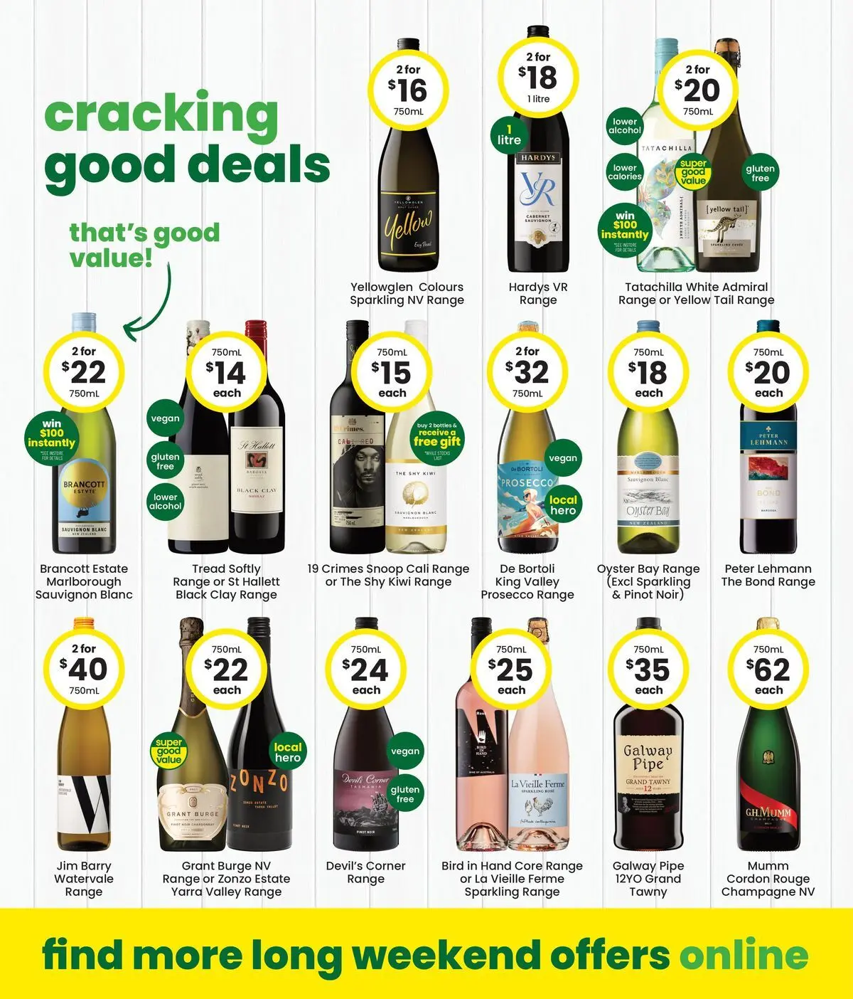 The Bottle-O - Good Value Booze, For The Long Weekend. 16/03 - 15/03/2026 > weekly / monthly specials | Page: 7