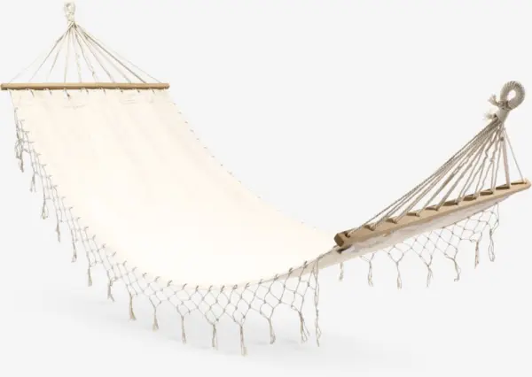 JYSK Hamac BERGFINK 80x200 alb-murdar