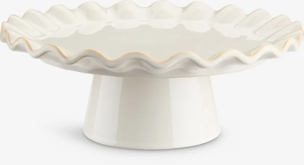 JYSK Suport de tort SUNE Ø28x10cm alb