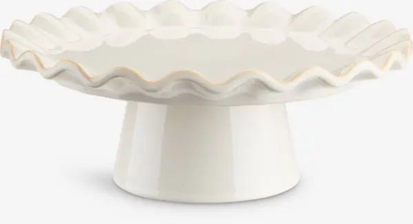 JYSK Suport de tort SUNE &Oslash;28x10cm alb