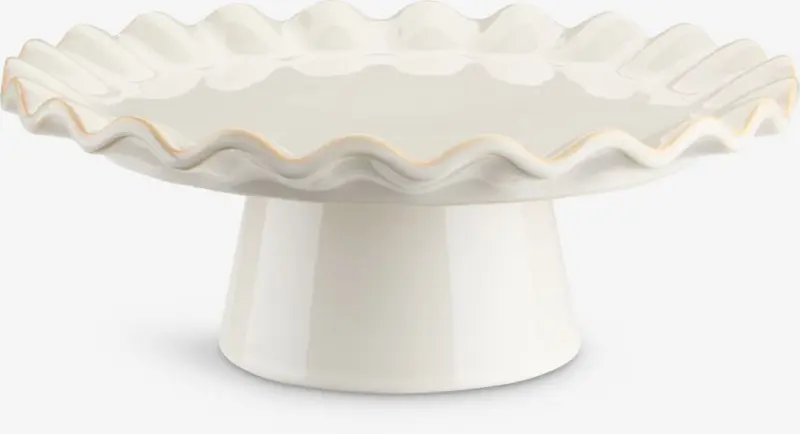 JYSK Suport de tort SUNE &Oslash;28x10cm alb